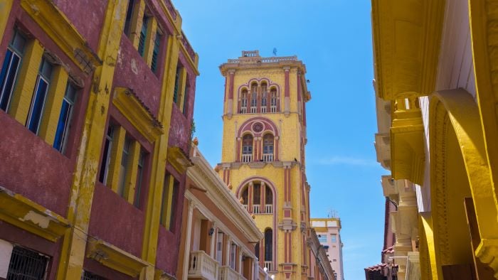 Historic university building in Cartagena