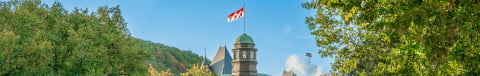 McGill flag and cupola