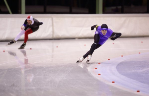 Ice skating